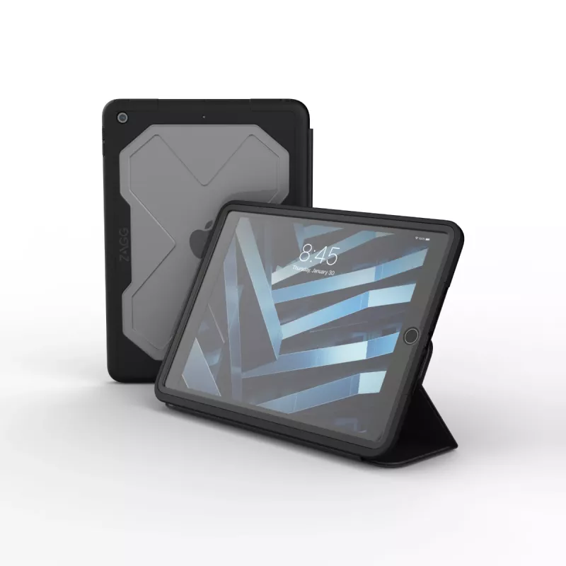 Capa tipo folio ZAGG Rugged Messenger Apple iPad 10.2 25.9 cm Charcoal