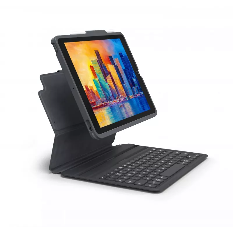 Teclado ZAGG Pro Keys Apple iPad 10.2 Preto/Cinzento Alemão