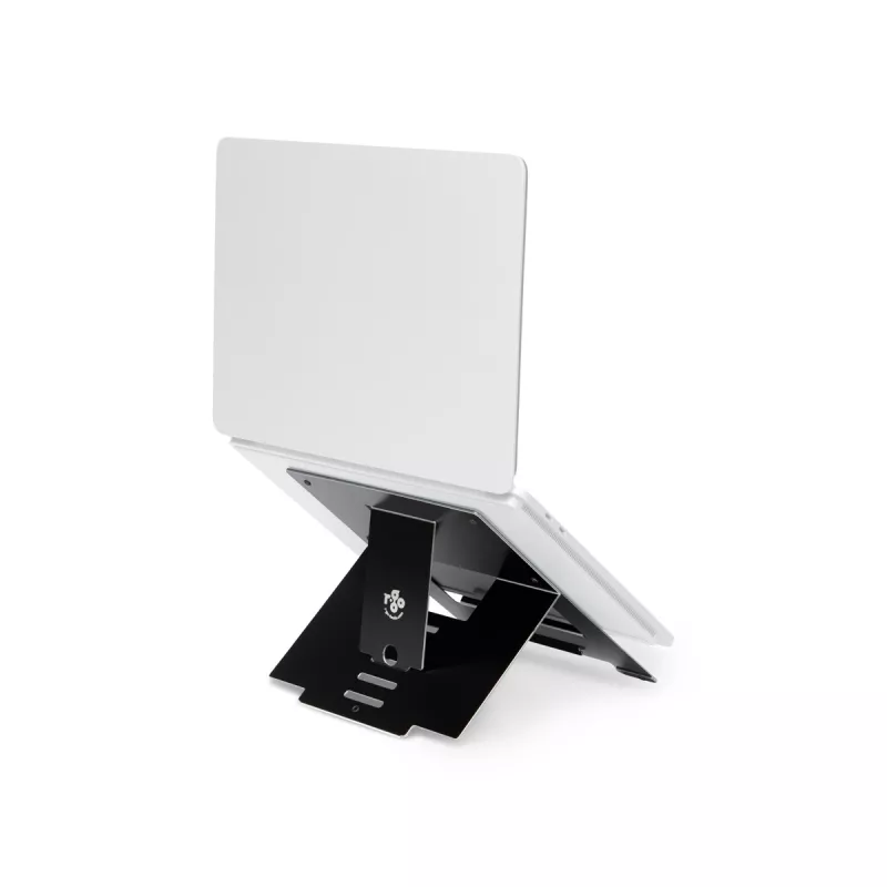 Suporte para portátil R-Go Tools R-Go Riser Flexible, suporte para portátil ajustável e dobrável, ergonómico, alumínio Hylite, preto