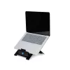 Suporte para portátil R-Go Tools R-Go Riser Flexible, suporte para portátil ajustável e dobrável, ergonómico, alumínio Hylite, preto