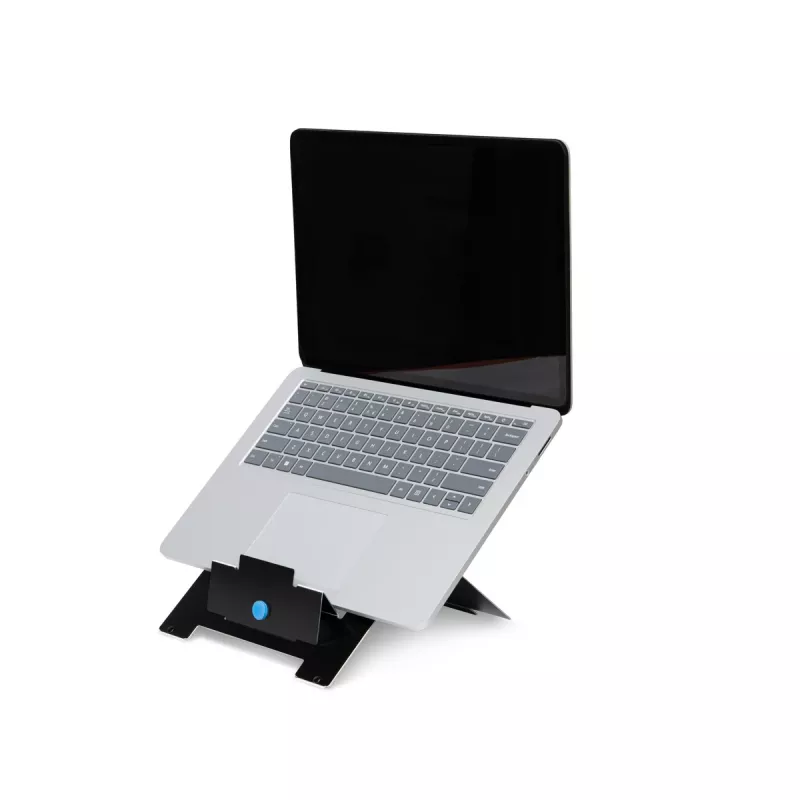 Suporte para portátil R-Go Tools R-Go Riser Flexible, suporte para portátil ajustável e dobrável, ergonómico, alumínio Hylite, preto