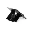 Suporte para portátil R-Go Tools R-Go Riser Flexible, suporte para portátil ajustável e dobrável, ergonómico, alumínio Hylite, preto