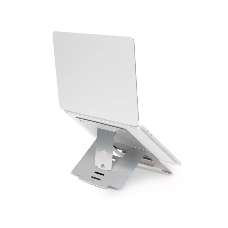 Suporte para portátil R-Go Tools R-Go Riser Flexible, suporte para portátil ajustável e dobrável, ergonómico, alumínio Hylite, prateado