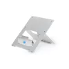 Suporte para portátil R-Go Tools R-Go Riser Flexible, suporte para portátil ajustável e dobrável, ergonómico, alumínio Hylite, prateado