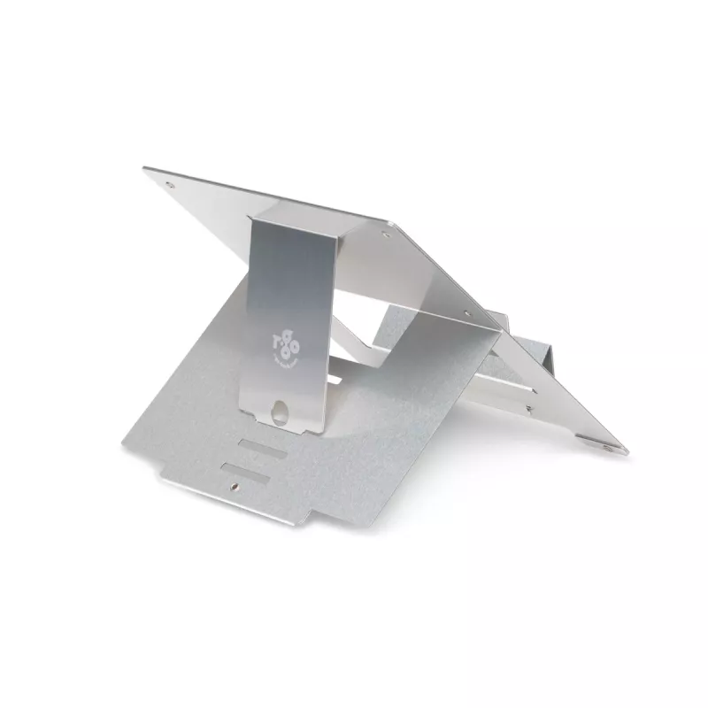 Suporte para portátil R-Go Tools R-Go Riser Flexible, suporte para portátil ajustável e dobrável, ergonómico, alumínio Hylite, prateado