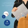 Suporte para portátil R-Go Tools R-Go Riser Flexible, suporte para portátil ajustável e dobrável, ergonómico, alumínio Hylite, prateado