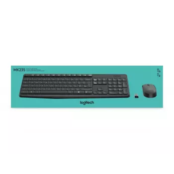 Conjunto de teclado e rato sem fios Logitech MK235