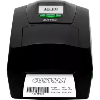 Impressora POS CUSTOM D4 202 com fios térmica direta 203x203 DPI