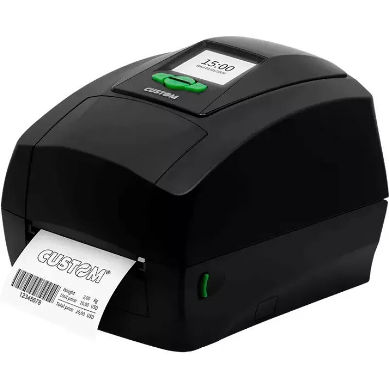 Impressora POS CUSTOM D4 202 com fios térmica direta 203x203 DPI