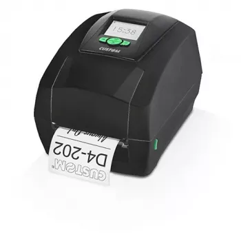 Impressora POS CUSTOM D4 202 com fios térmica direta 203x203 DPI