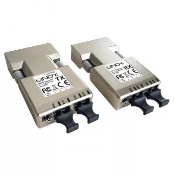Extensor de fibra ótica DVI-D Single Link Lindy 500m