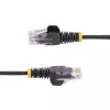 StarTech.com Cabo CAT6 de 1,5 m – fino – fichas RJ45 com patilha de fixação – Preto