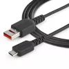 StarTech.com Cabo de carregamento seguro de 1m – USB-A para Micro-USB bloqueador de dados apenas carregamento – Cabo apenas de alimentação para telefone/tablet – Cabo adaptador de proteção USB bloqueador de dados