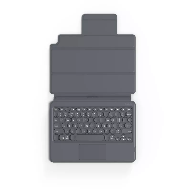 ZAGG Teclado Pro Keys with Trackpad-Apple-iPad 10.2-preto/cinzento-alemão