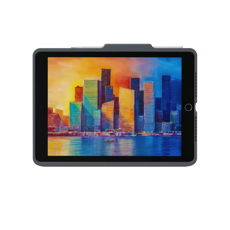 ZAGG Teclado Pro Keys with Trackpad-Apple-iPad 10.2-preto/cinzento-alemão