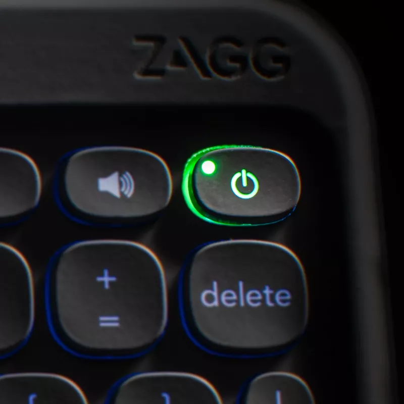 ZAGG Teclado Pro Keys with Trackpad-Apple-iPad 10.2-preto/cinzento-alemão