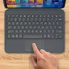 ZAGG Teclado Pro Keys with Trackpad-Apple-iPad 10.2-preto/cinzento-alemão