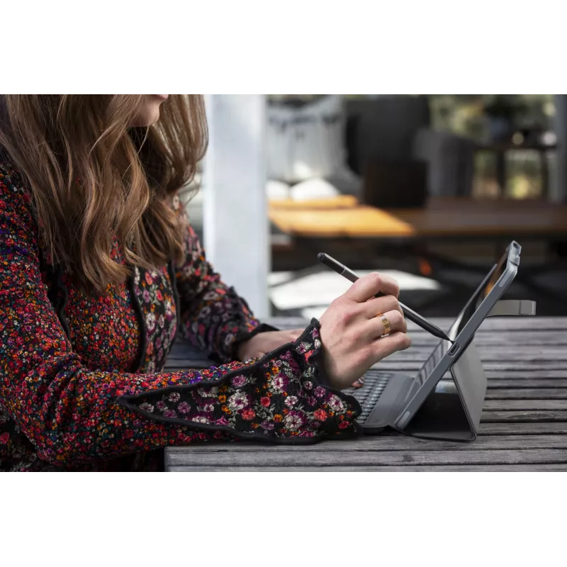 ZAGG Teclado Pro Keys with Trackpad-Apple-iPad 10.2-preto/cinzento-alemão