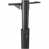 StarTech.com Carrinho Móvel para Workstation com Suporte para Monitor, Suporte para CPU/PC, Bandeja para Teclado – Carrinho Ergonómico de Altura Ajustável para Computador de Secretária – Estação de Trabalho Móvel com Rodas