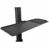 StarTech.com Carrinho Móvel para Workstation com Suporte para Monitor, Suporte para CPU/PC, Bandeja para Teclado – Carrinho Ergonómico de Altura Ajustável para Computador de Secretária – Estação de Trabalho Móvel com Rodas
