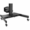 StarTech.com Carrinho Móvel para Workstation com Suporte para Monitor, Suporte para CPU/PC, Bandeja para Teclado – Carrinho Ergonómico de Altura Ajustável para Computador de Secretária – Estação de Trabalho Móvel com Rodas