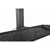 StarTech.com Carrinho Móvel para Workstation com Suporte para Monitor, Suporte para CPU/PC, Bandeja para Teclado – Carrinho Ergonómico de Altura Ajustável para Computador de Secretária – Estação de Trabalho Móvel com Rodas