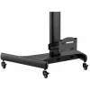 StarTech.com Carrinho Móvel para Workstation com Suporte para Monitor, Suporte para CPU/PC, Bandeja para Teclado – Carrinho Ergonómico de Altura Ajustável para Computador de Secretária – Estação de Trabalho Móvel com Rodas
