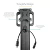 StarTech.com Carrinho Móvel para Workstation com Suporte para Monitor, Suporte para CPU/PC, Bandeja para Teclado – Carrinho Ergonómico de Altura Ajustável para Computador de Secretária – Estação de Trabalho Móvel com Rodas