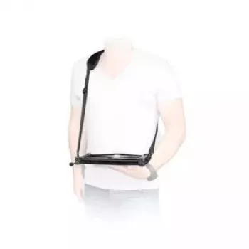 Alça de Ombro Mobilis ERGONOMIC SHOULDER STRAP Portátil Preto Mosquetão
