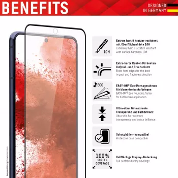 Displex Película protetora de ecrã Full Cover Samsung Galaxy S22 Ultra vidro temperado