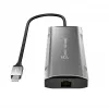 j5create JCD393 4K60 Elite USB-C® 10Gbps Mini Dock, Cinzento Espacial