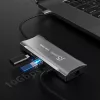 j5create JCD393 4K60 Elite USB-C® 10Gbps Mini Dock, Cinzento Espacial