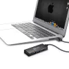 Hub USB j5create JUH340 4 portas USB 3.0 preto alumínio
