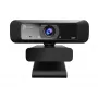 Webcam USB™ HD j5create JVCU100 com rotação 360°, resolução de gravação de vídeo 1080p, preto