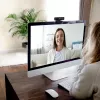 Webcam USB™ HD j5create JVCU100 com rotação 360°, resolução de gravação de vídeo 1080p, preto