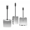 Adaptador multiportas USB-C® PD j5create JCD391 4K60 Elite, prateado