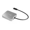 Adaptador multiportas USB-C® PD j5create JCD391 4K60 Elite, prateado