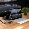 Adaptador multiportas USB-C® PD j5create JCD391 4K60 Elite, prateado