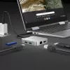 Adaptador multiportas USB-C® PD j5create JCD391 4K60 Elite, prateado