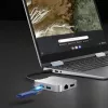 Adaptador multiportas USB-C® PD j5create JCD391 4K60 Elite, prateado