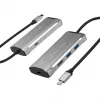 Dock de viagem USB-C® 10Gbps j5create JCD392 4K60 Elite, Space Grey