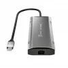 Dock de viagem USB-C® 10Gbps j5create JCD392 4K60 Elite, Space Grey