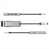 Dock de viagem USB-C® 10Gbps j5create JCD392 4K60 Elite, Space Grey