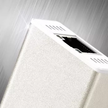 Adaptador múltiplo USB-C™ Gigabit Ethernet e hub j5create JCH471, Metallic Champagne