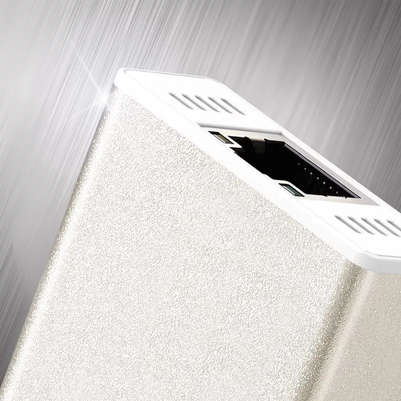 Adaptador múltiplo USB-C™ Gigabit Ethernet e hub j5create JCH471, Metallic Champagne