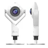 j5create JVCU360 360360° Webcam allround, resolução de gravação de vídeo 1080p, branco e preto
