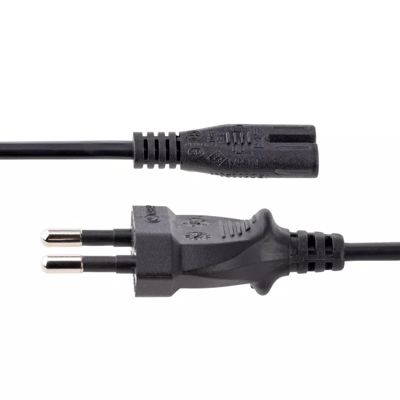 Cabo de alimentação para portátil StarTech.com 2 m, ficha EU para C7, 2,5 A 250 V