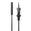 Cabo de alimentação para portátil StarTech.com 3 m (10 ft), ficha EU para C7, 2,5 A 250 V, 18 AWG, cabo de substituição para portátil, cabo de alimentação para impressora, cabo de carregamento para portátil, cabo de fonte de alimentação para portátil, preto