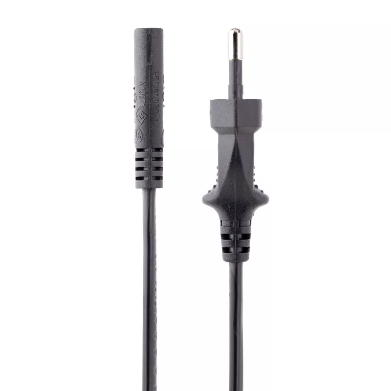 Cabo de alimentação para portátil StarTech.com 3 m (10 ft), ficha EU para C7, 2,5 A 250 V, 18 AWG, cabo de substituição para portátil, cabo de alimentação para impressora, cabo de carregamento para portátil, cabo de fonte de alimentação para portátil, preto