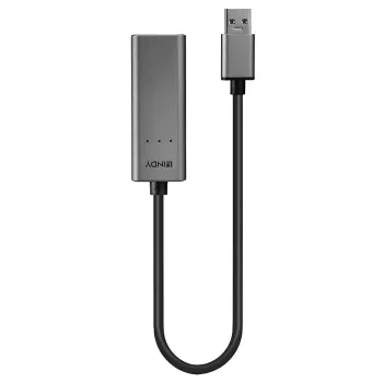Conversor Ethernet Lindy USB 3.0 para 2,5G 43313